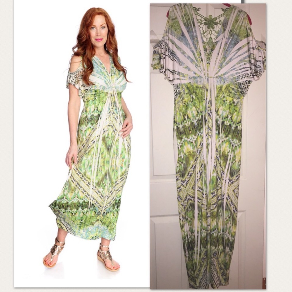 One World Maxi Dress 💚 - Picture 1 of 8